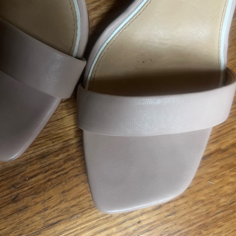 Rag & Bone ELLIS SANDAL Beige Ankle Strap Heels size 37 vguc - Picture 7 of 14